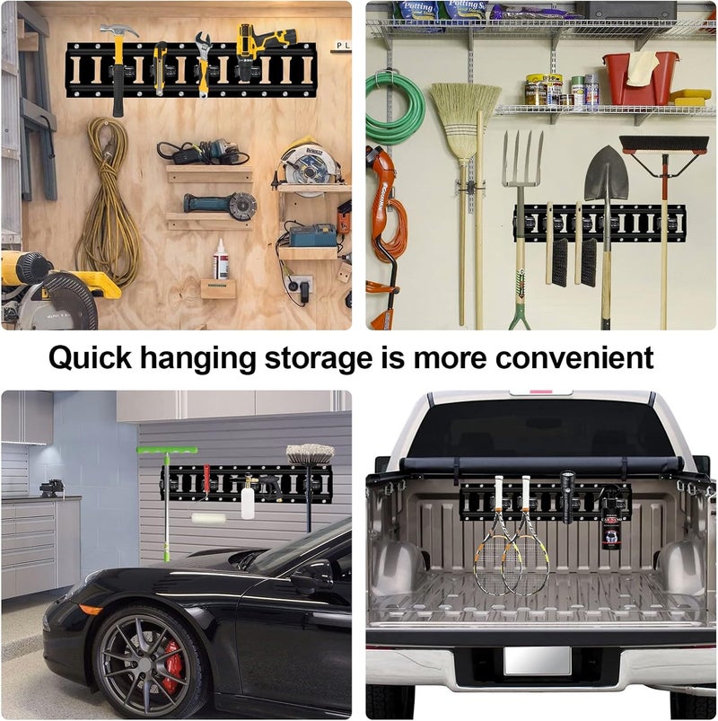 Onesnt 6 Pack E-Track Tool Holders |E Track Accessories for Enclosed Trailer to Keep Rakes,Shovels, Broom|e Track Tool Holder Hanger for Trailer Accessories| Tool Stabilizer for Etrack Accessories - Image 5